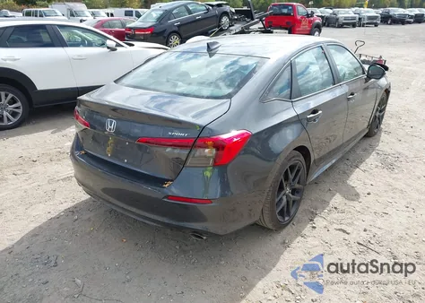 2024 Honda Civic Sport из США, поврежденный, VIN 2HGFE2F51RH548531